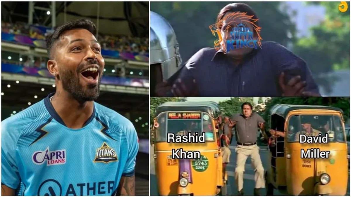 #CSKvsGT: મિલર અને રાશિદની તોફાની ઈનિંગ્સને કારણે ગુજરાતની જીત, સોશિયલ મીડિયા પર MEMESનુ ઘોડાપૂર