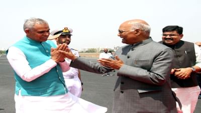 રાષ્ટ્રપતિ રામનાથ કોવિંદનો ગુજરાત પ્રવાસ પૂર્ણ,રાજકોટ એરપોર્ટથી દિલ્લી જવા રવાના