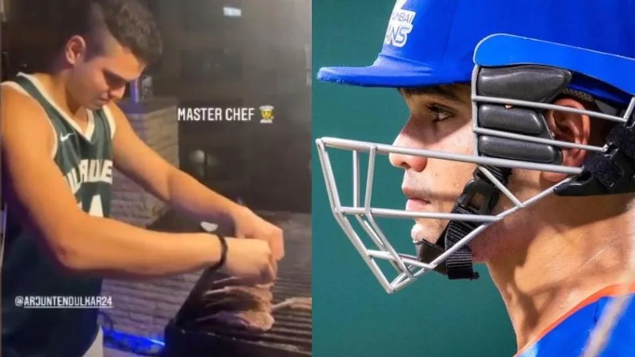 IPL 2022: Sachin Tendulkar's son Arjun Tendulkar becomes 'master chef', Mumbai Indians teammate shares cooking photo