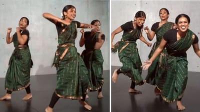 Dance Video: સાડીમાં છોકરીઓએ આકર્ષક ડાન્સથી ઇન્ટરનેટ પર ધૂમ મચાવી, લોકોએ કહ્યું- Girls on fire
