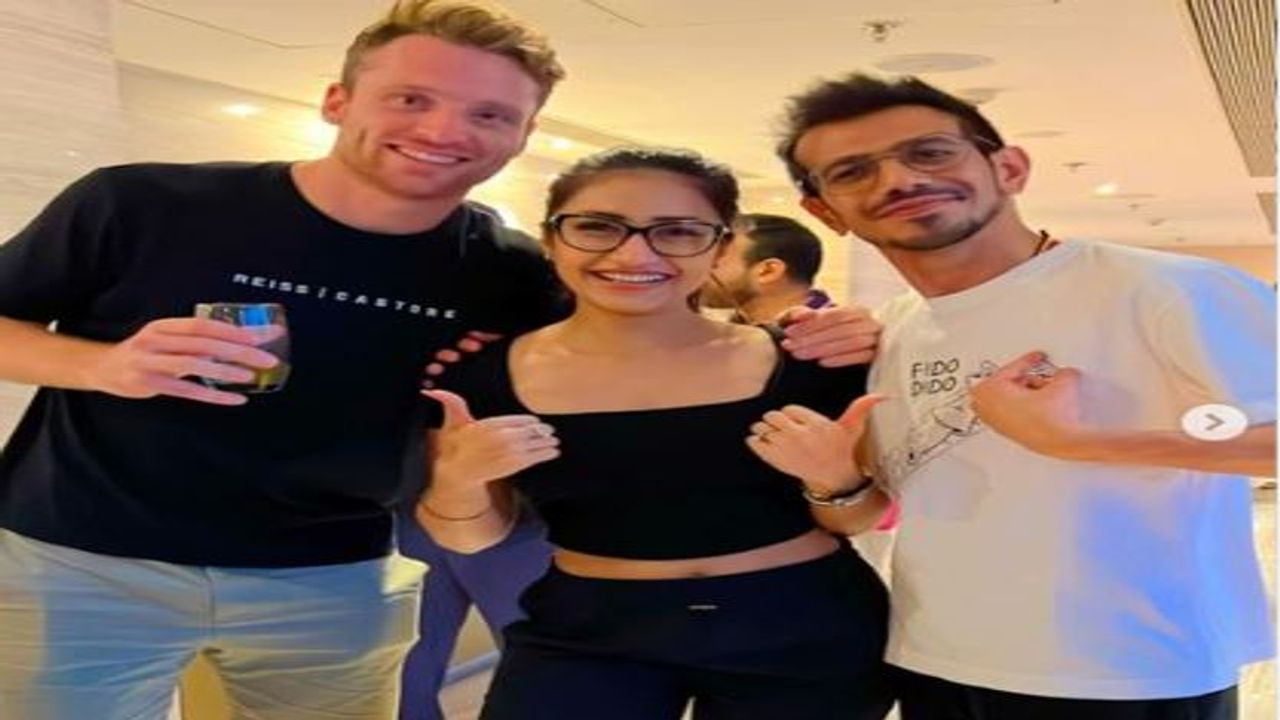 Video: Jos Buttler was seen dancing with Yuzvendra Chahal's wife, video shared by Dhanshree Verma