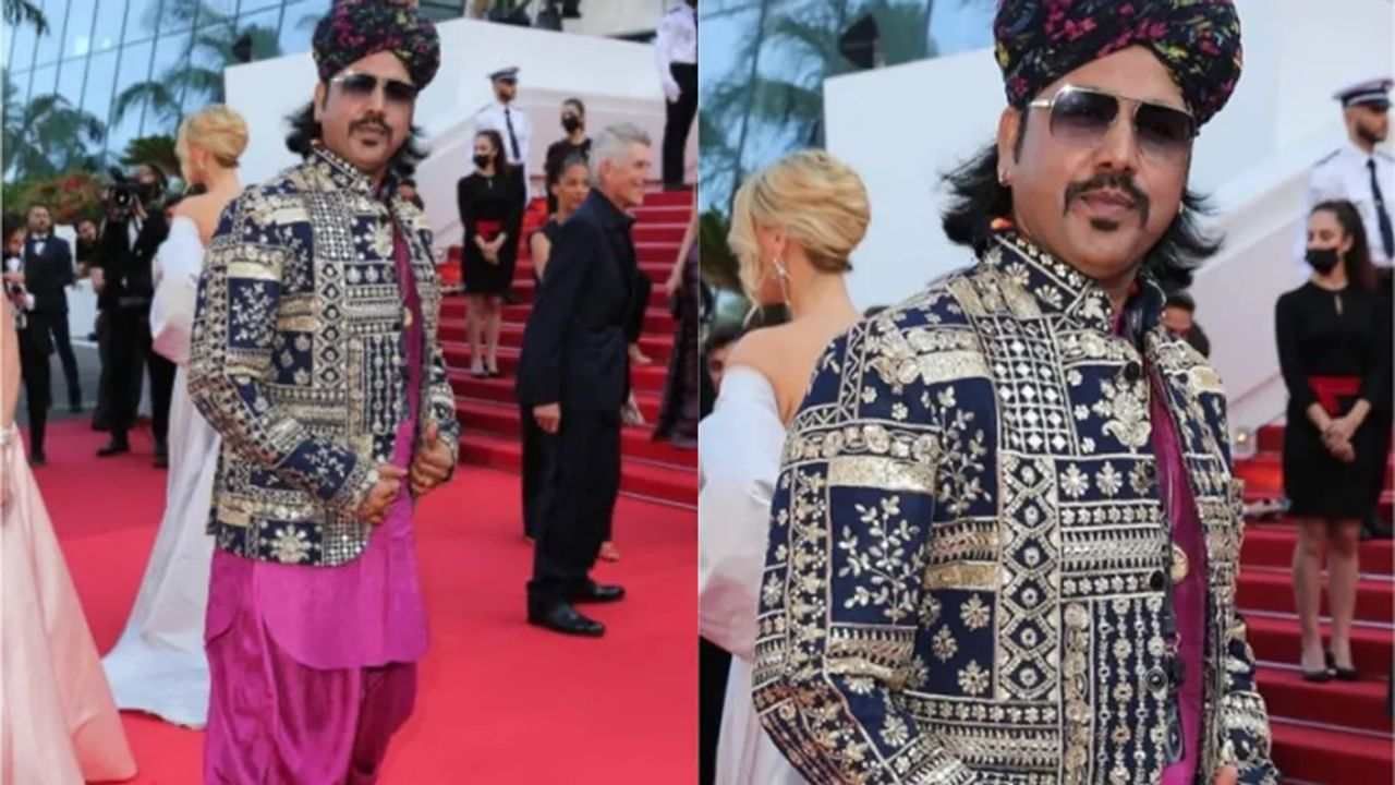 Cannes Red Carpet: રાજસ્થાની ગાયકે રચ્યો ઈતિહાસ, ભારત માટે કાન્સની રેડ કાર્પેટ પર ચાલનારા પ્રથમ લોક કલાકાર બન્યા મામે ખાન