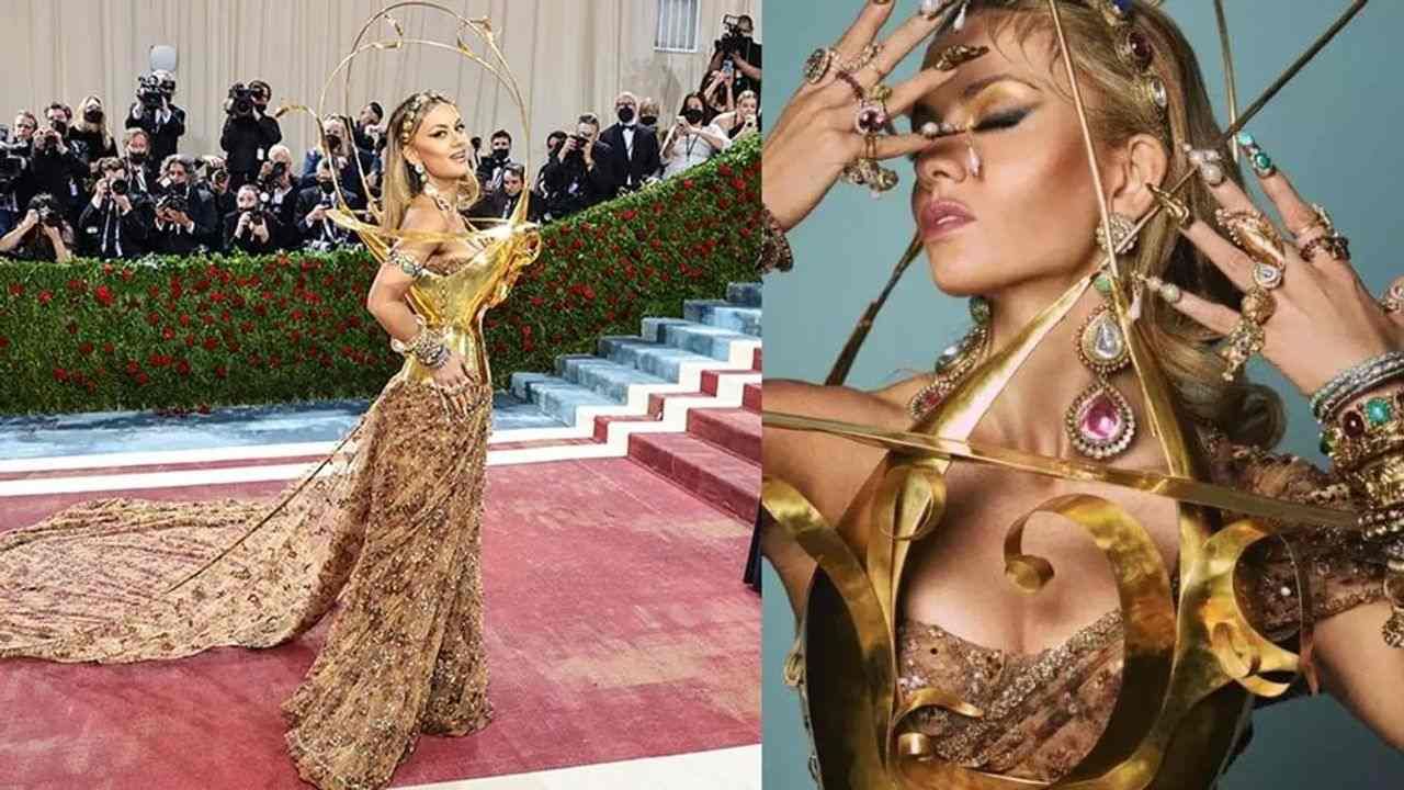 Met Gala 2022 : નતાશા પૂનાવાલાએ મેટ ગાલામાં દર્શાવી ભારતીય સંસ્કૃતિ, સવ્યસાચીની સાડીને પહેરી સ્ટાઇલિશ રીતે, વાયરલ થઈ તસવીરો