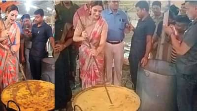 Actress Nusrat Jahan: ગુમના પોસ્ટર બાદ ફરી એક્ટિવ થયેલી અભિનેત્રી અને TMC સાંસદ નુસરત જહાંએ બનાવ્યો કાલી પૂજાનો પ્રસાદ