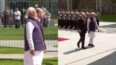 PM Narendra Modi Europe Visit: બર્લિનમાં PM મોદી જર્મન ચાન્સેલરને મળ્યા, 'ગાર્ડ ઓફ ઓનર' આપવામાં આવ્યું
