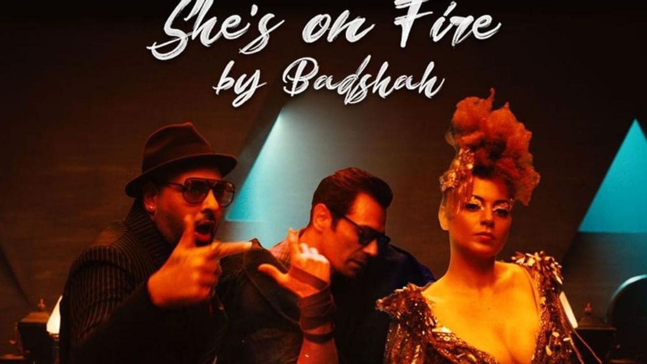 She Is On Fire Released: The title song release of Kangana's film 'Dhakad' will be seen as Agent Agni