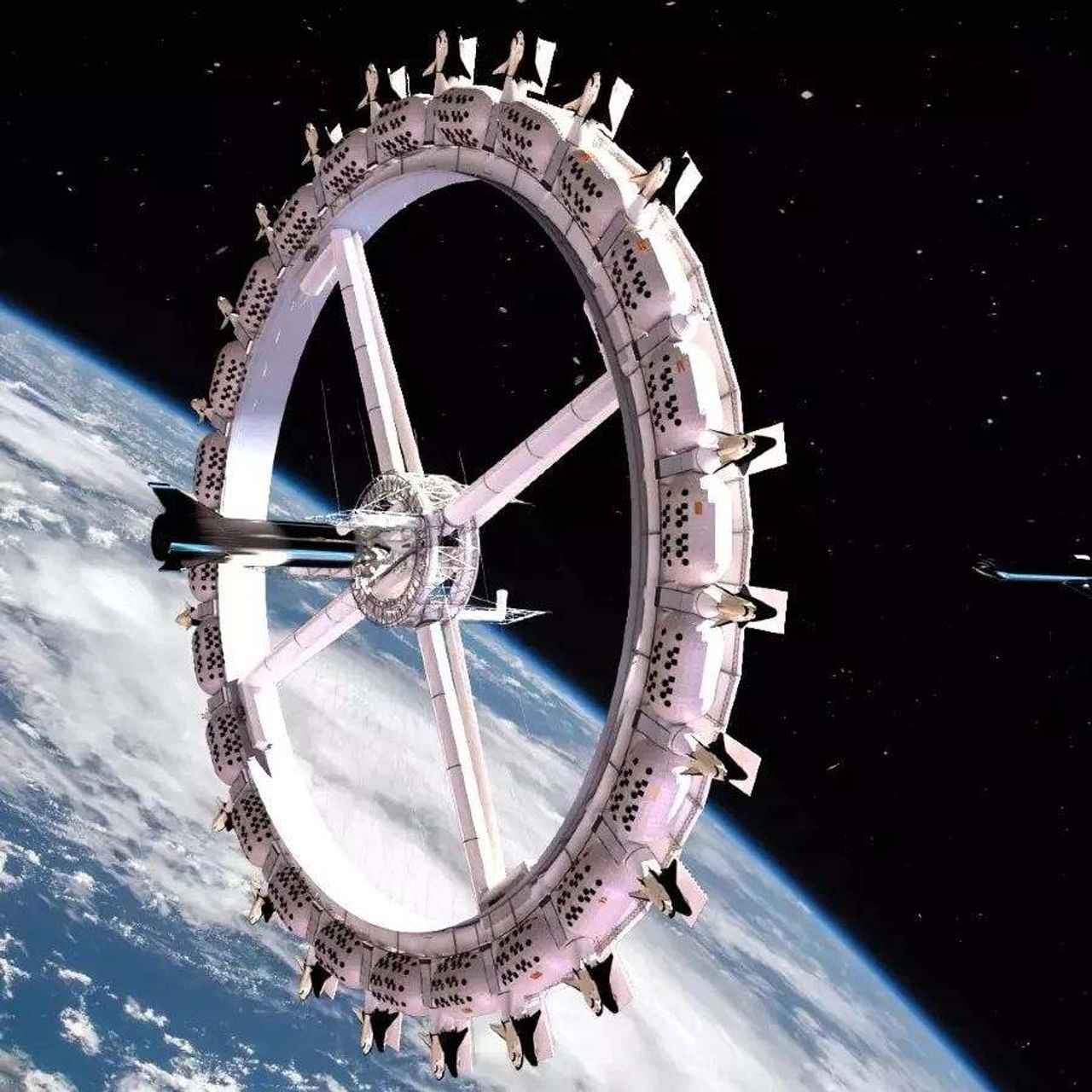 3 વર્ષ પછી સામાન્ય લોકો પણ અવકાશમાં સમય પસાર કરી શકશે. વિશ્વની પ્રથમ સ્પેસ હોટેલ (World first Space Hotel) અહીં બનાવવામાં આવશે. 2025માં લોકો તેમાં રહી શકશે અને અવકાશના સ્થળો જોઈ શકશે. આ હોટલનું નામ પાયોનિયર સ્ટેશન (Pioneer station) હશે. તેને અમેરિકન સ્પેસ કન્સ્ટ્રક્શન કંપની ઓર્બિટલ એસેમ્બલી કોર્પોરેશન (Orbital Assembly Corporation) દ્વારા તૈયાર કરવામાં આવશે. આ હોટલ એક ફરતા વ્હીલના રૂપમાં હશે. જે પૃથ્વીની આસપાસ ફરતી જોવા મળશે. તે ખૂબ જ લક્ઝરી હોટેલ હશે. જાણો, અહીં કઈ કઈ સુવિધાઓ મળશે.