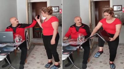 Prank Video: પત્ની સાથે રમૂજ કરવી વ્યકિતને પડ્યું ભારે, એક જ ઝાટકે થયું હજારોનું નુકસાન