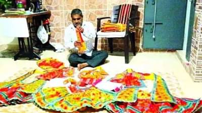 Bhavnagar: 37મી રથયાત્રાની તડામાર તૈયારીઓ, ભગવાનના નવા વાઘા બનાવવાની થઈ શરૂઆત