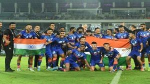 AFC Asian Cup Qualifiers: ભારતીય ફૂટબોલ ટીમે હોંગકોંગને 4-0થી હરાવી, જીતની હેટ્રિક ફટકારી
