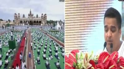 International Yoga Day 2022 : અમદાવાદના રિવરફ્રન્ટ ખાતે રાજ્યકક્ષાની ઉજવણી, મુખ્યપ્રધાન અને હર્ષ સંઘવી સહિતના દિગ્ગજોની ઉપસ્થિતિ