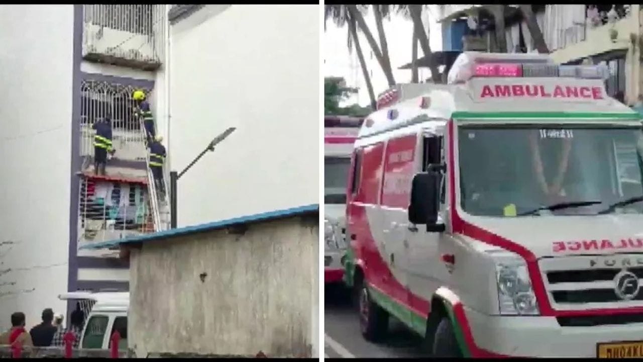 નવી મુંબઈમાં છત ધરાશાયી થતા ફાયર વિભાગે બચાવ કામગીરી હાથ ધરી, 7 લોકોને હોસ્પિટલ લઈ જવામાં આવ્યા