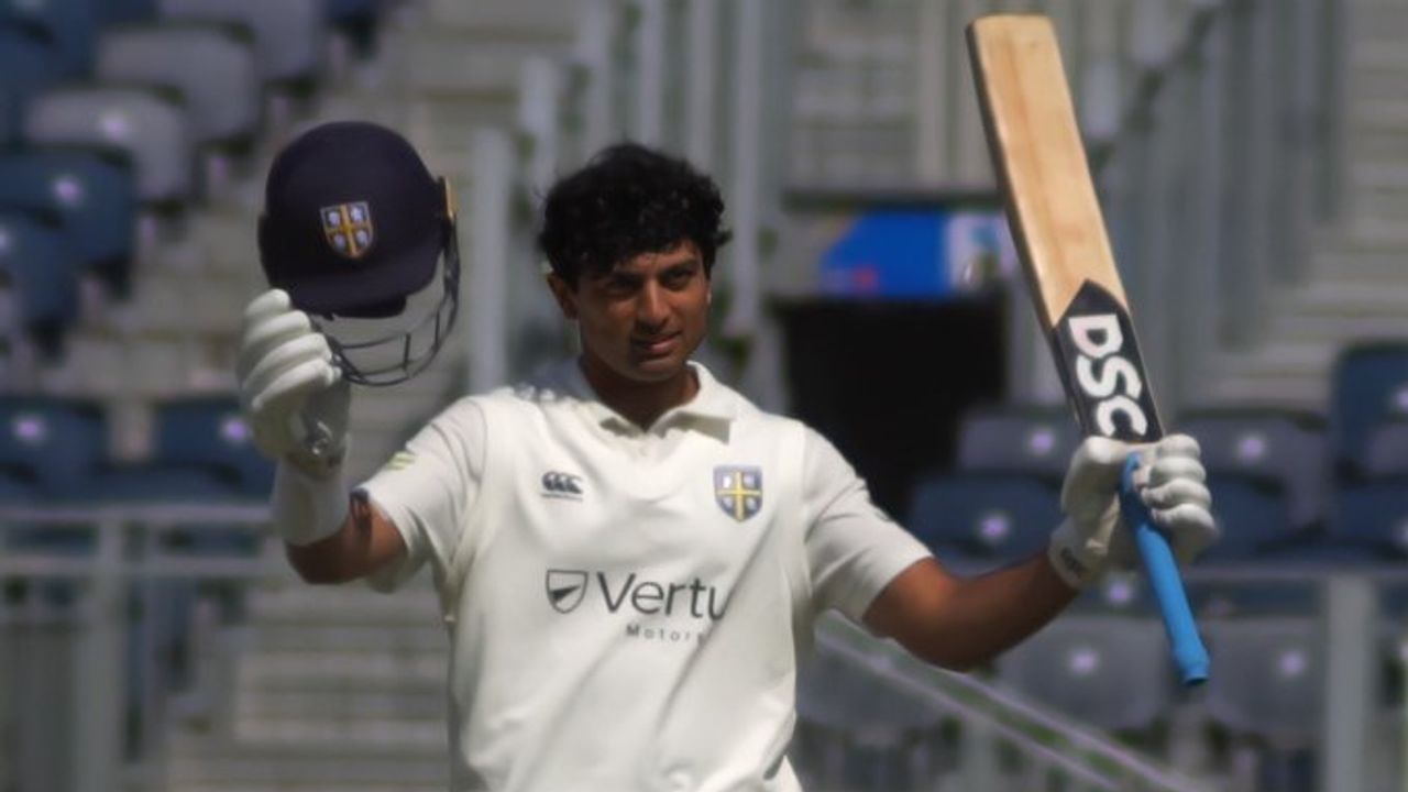 Rachin Ravindra hits double hundred on County Debut for Durham Cricket Club New Zealand Cricket
