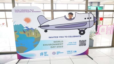 SVPI એરપોર્ટ ખાતે વિશ્વ પર્યાવરણ દિનની ઉજવણી કરાઇ, બેગટેગ્સનું વિતરણ કરી મુસાફરોને પ્રકૃતિની નજીક લાવવાનો પ્રયાસ