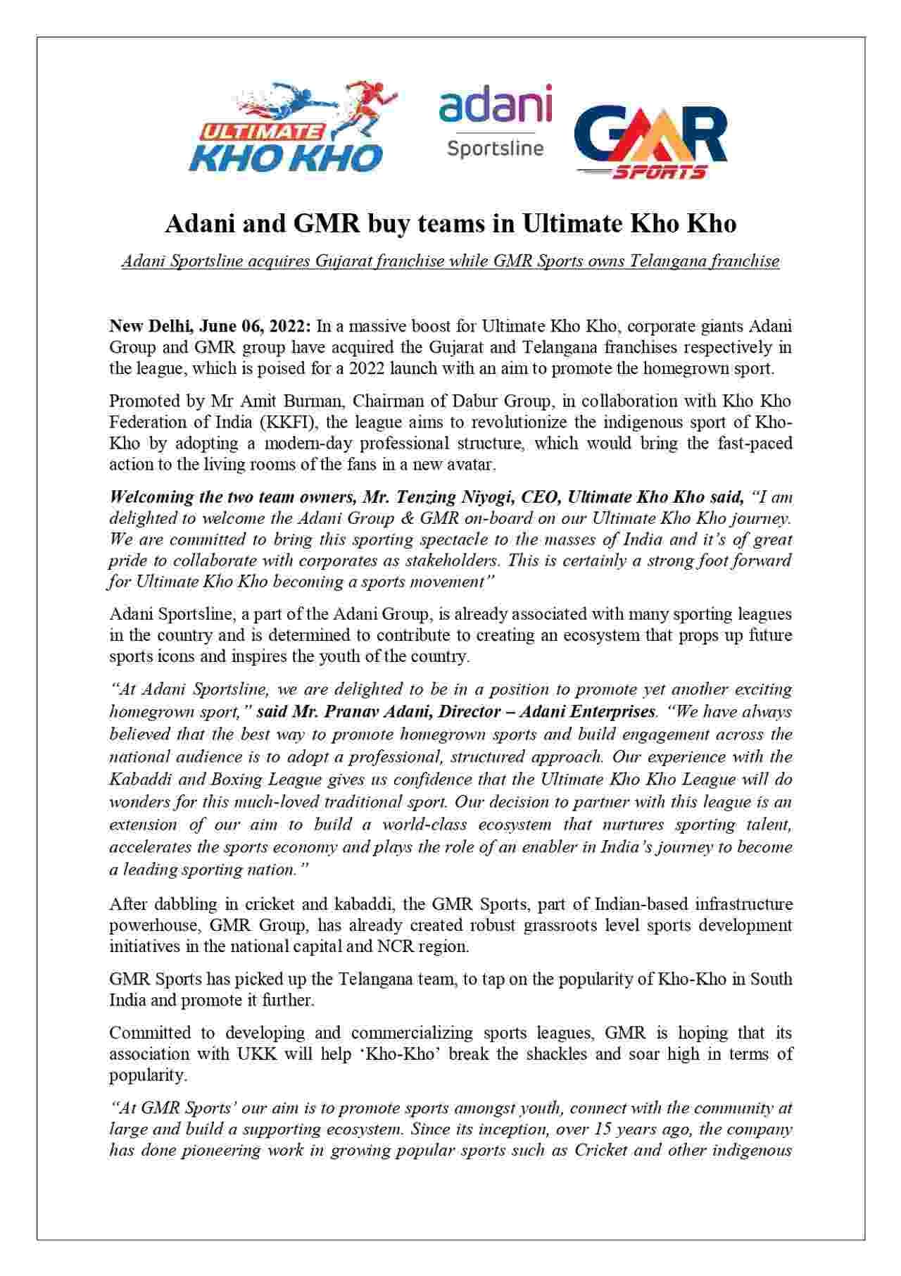 Ultimate Kho-Kho League