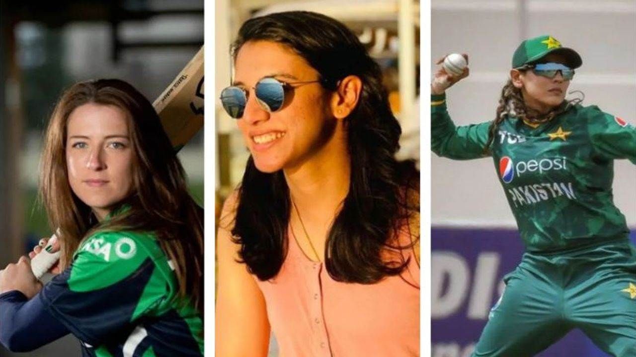 Top 5 most beautiful female cricketers of the world photo smriti mandhana sarah taylor kainat imtiaz Ellyse Perry