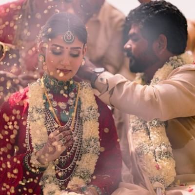 Nayantara reached Tirupati Balaji wearing shoes