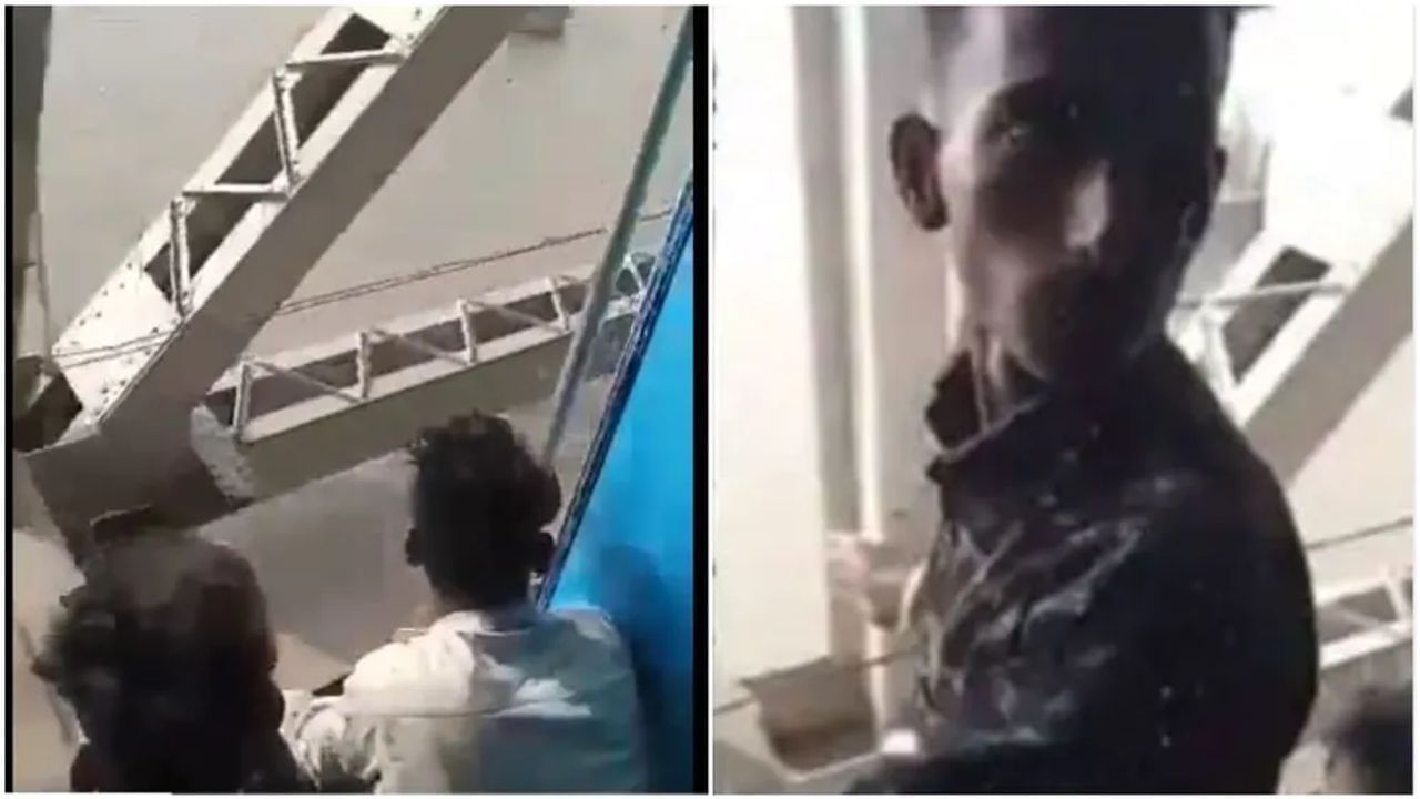 સ્પાઈડરમેનની સ્ટાઈલમાં ચોરે ચાલતી ટ્રેનમાંથી કરી ફોનની ચોરી, Viral Video જોઈ તમે પણ ચોંકી જશો