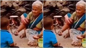Viral Video: પૌત્રની નજર ઉતારતી દાદીમાએ જીત્યુ લોકોનું દિલ, વીડિયો જોઈ ઈમોશનલ થયા લોકો