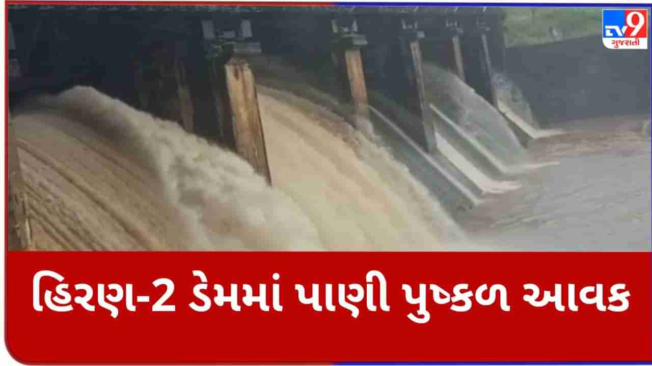 Gir Somnath: હિરણ-2 ડેમમાં 40% પાણીની આવક, ડેમના 2 દરવાજા એક ફૂટ ખોલવામાં આવ્યા