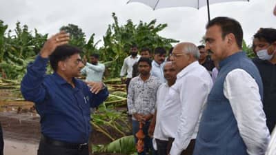 Monsoon 2022: નર્મદા જિલ્લામાં પૂરના કારણે કેળાના ઊભા પાકનો સોથ વળી ગયો, મુખ્યમંત્રીએ જાતે નિરીક્ષણ કર્યું