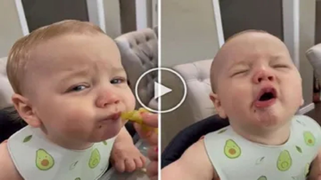 Cute Video: બાળકે પહેલીવાર ચાખ્યું અથાણું, દિલ જીતી લે તેવા આપ્યા એક્સપ્રેશન