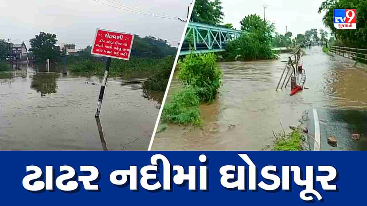 Vadodra: ઢાઢર નદીમાં આવ્યુ ઘોડાપૂર, અનેક ગામો થયા સંપર્ક વિહોણા