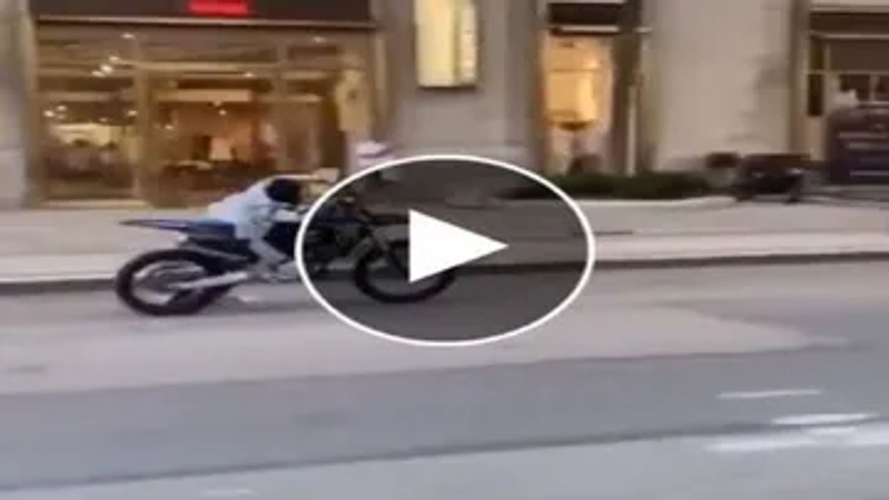 Doing stunts on one wheel was hard for this person people were shocked after seeing the viral video