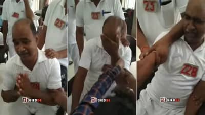 Funny Video: બ્લડ ટેસ્ટ માટે સેંપલ આપવામાં કાકાને વળી ગયો પરસેવો, અજીબ હરકતોથી માથે લીધું આખું ગામ !