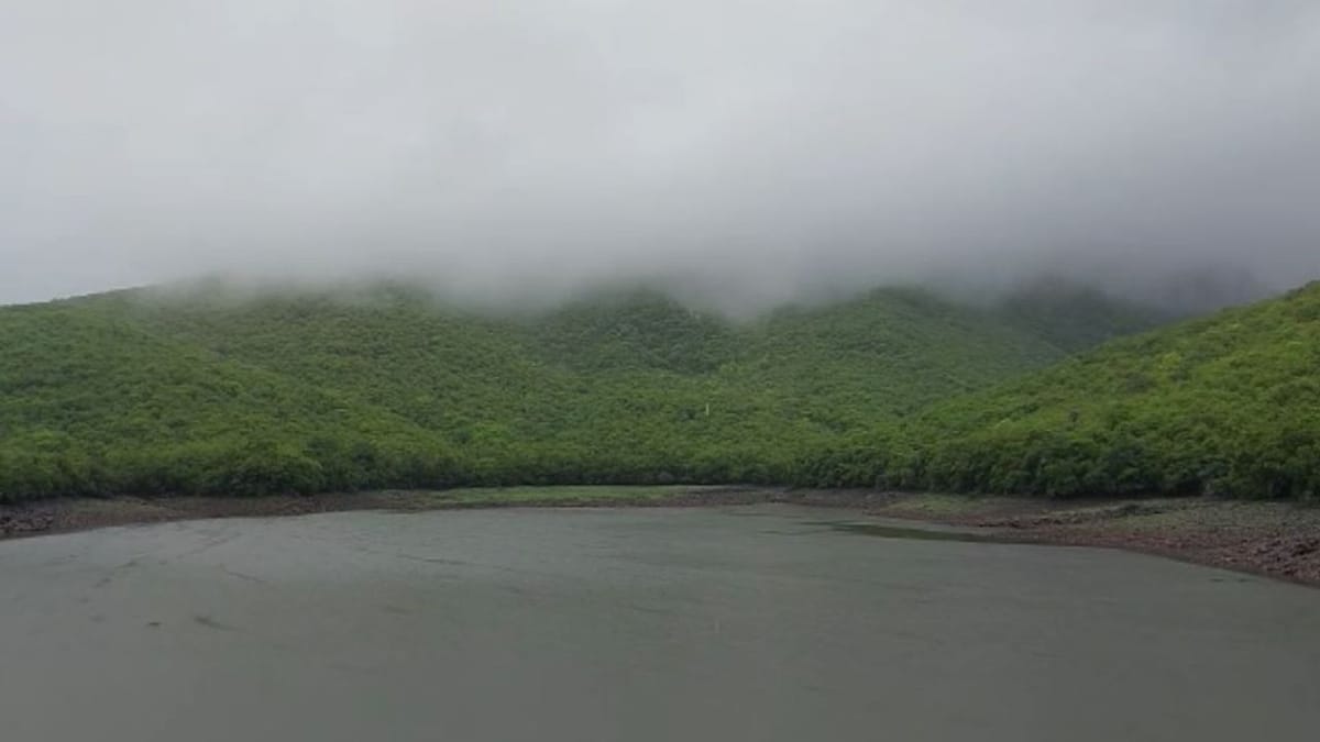 Junagadh: વાદળથી વાતું કરે ઊંચો ગઢ ગિરનાર, ગિરનાર પર મેઘાડંબર અને હરિયાળી જોઇને પ્રવાસીઓ ખુશખુશાલ