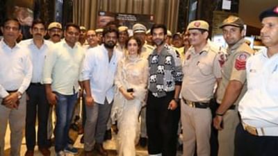 'હિટઃ ધ ફર્સ્ટ કેસ'ના પ્રમોશન માટે દિલ્હી પહોંચ્યા રાજકુમાર રાવ અને સાન્યા મલ્હોત્રા, દિલ્હી પોલીસ માટે રાખ્યું સ્પેશિયલ સ્ક્રીનિંગ