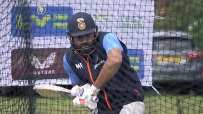 IND vs ENG: રોહિત શર્મા કોરોનાથી સ્વસ્થ થઈ શરુ કરી પ્રેક્ટીસ, અશ્વિનના બોલ પર ઉડાવ્યા દમદાર શોટ, જુઓ Video