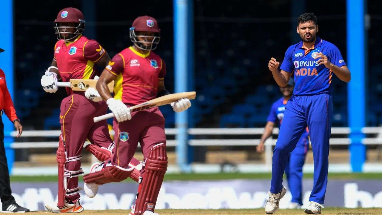 India vs West Indies 2nd ODI 1st innings Report IND Vs WI ODI Today Match Full Scorecard in Gujarati