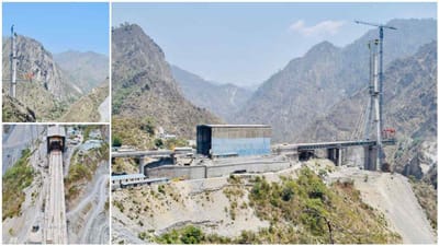 હવે જમ્મુ કાશ્મીરમાં વિદેશ જેવો નજારો, કેબલ-સ્ટેડ રેલ બ્રિજ તૈયાર થઈ જવાથી બદલાઈ જશે સૂરત