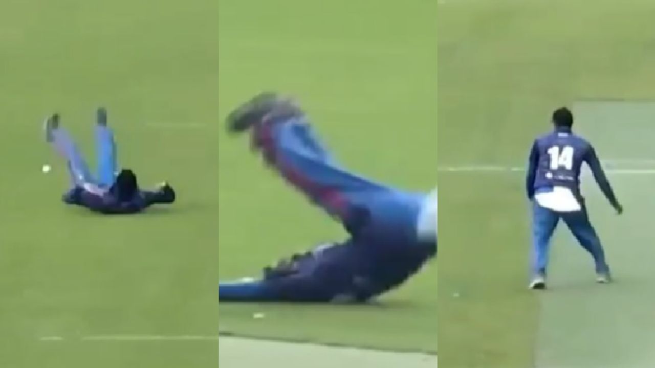 After taking the wicket, the Serbian cricketer celebrated in a different way, ICC shared the video