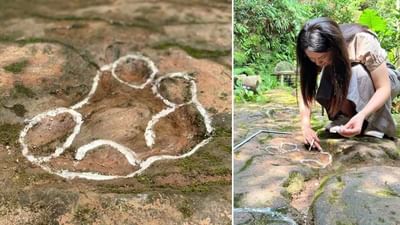 આ દેશમાંથી મળ્યા 10 કરોડ વર્ષ જૂના ડાયનાસોરના પગના નિશાન, ફોટોઝ થયા વાયરલ