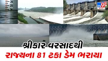 Monsoon 2022: સારા વરસાદથી રાજ્યના 81 ટકા ડેમ ભરાયા, અરવલ્લીનો હાથમતી અને મહિસાગરનો કડાણા હાઈએલર્ટ ઉપર