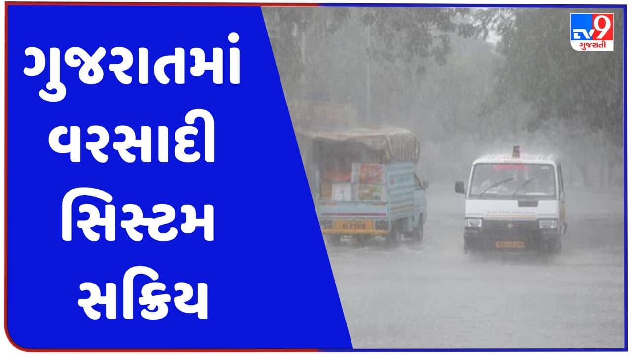 Monsoon 2022 : ગુજરાતમાં વરસાદી સિસ્ટમ સક્રિય, આગામી પાંચ દિવસ સાર્વત્રિક વરસાદની આગાહી
