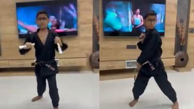 જામનગરના આ બાળકનો વીડિયો જોઈને નક્કી કરવું મુશ્કેલ થઈ જશે કે અસલી બ્રુસ્લી કોણ ! નાનચાકુનો ઓ સ્ટન્ટ જુઓ