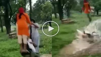 Funny Viral Video: સાવન કે ઝૂલેમાં ત્રણ છોકરીઓએ લીધી હિંચકવાની મજા, અચાનક કંઈક એવું થયું કે જેણે બગાડ્યો મૂડ