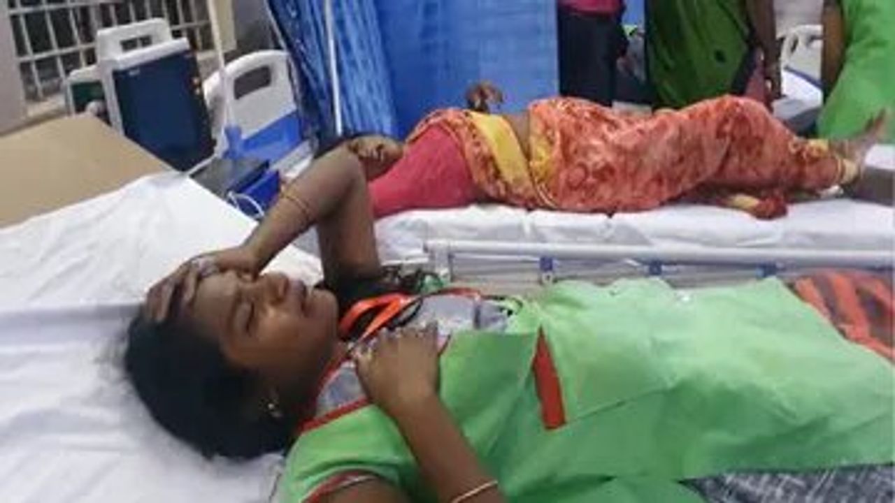 Toxic gas leak from a factory in Andhra Pradesh 100 women workers sick