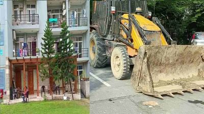 મહિલા સાથે દાદાગીરી કરનાર ભાજપના નેતાના ઘર ઉપર પડ્યો તંત્રનો હથોડો, ગેરકાયદે બાંધકામ તોડ્યું