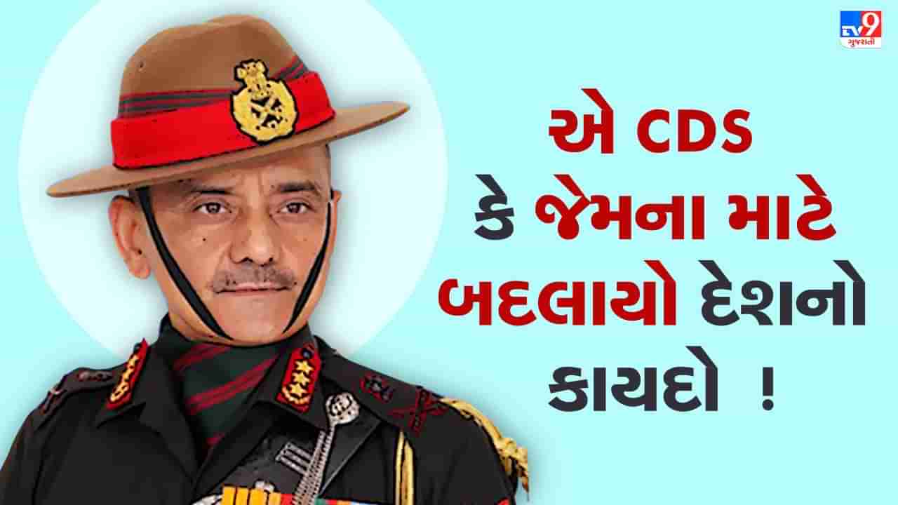 એર સ્ટ્રાઈકથી લઈને બોર્ડર સિક્યોરિટીના માસ્ટર છે નવા CDS, દેશમાં જેમને માટે બદલાયો કાયદો