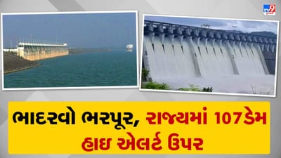Gujarat Monsoon 2022: રાજ્યમાં ભાદરવો ભરપૂર, શ્રીકાર વર્ષાથી 107 ડેમ હાઇએલર્ટ ઉપર