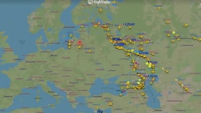 આકાશમાં ફ્લાઈટ્સનું નેટવર્ક, પુતિનની ધમકી બાદ લોકો દેશ છોડી રહ્યા છે