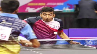 National Games: ગુજરાતની ટીમનો હિપ હિપ હુરે મોમેન્ટ, ગોલ્ડ મેડાલિસ્ટ હરમીત દેસાઈ ફાઇનલમાં પહોંચ્યો