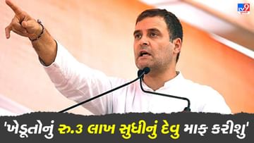 गुजरात चुनाव 2022: गुजरात दौरे पर आए राहुल गांधी का बड़ा ऐलान, हमारी सरकार आई तो किसानों का 3 लाख रुपये का कर्ज माफ करेंगे