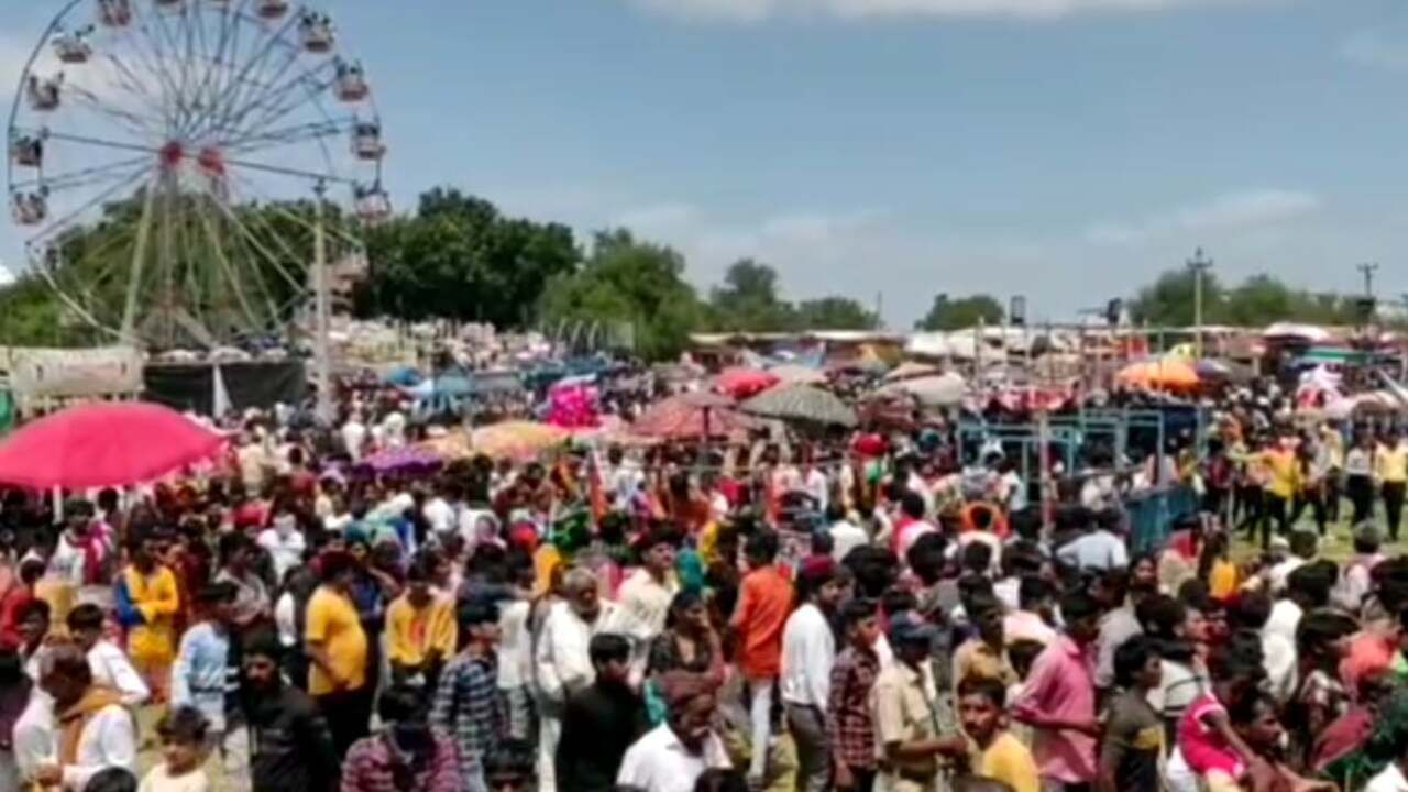 A fair was held at Ravechi Temple of Kutch, a large number of people came