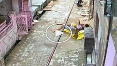 Viral Video : પોતાની બાળકી માટે પિતાએ વાંદરાઓ પર કર્યો હમલો, રુવાટાં ઉભા કરતો વીડિયો થયો વાયરલ