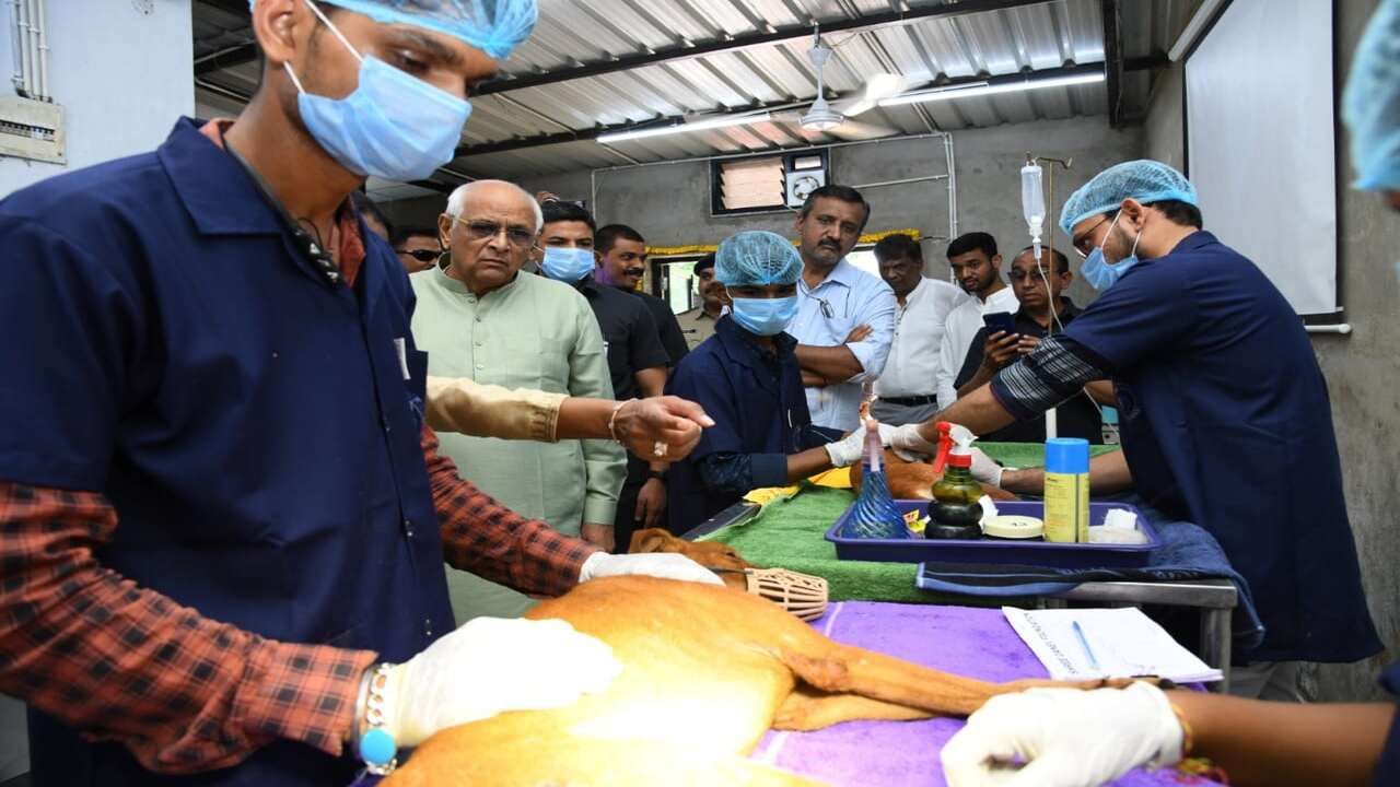   इस मौके पर विधायक राकेश शाह और संगठन के प्रतिनिधि भी मौजूद थे.